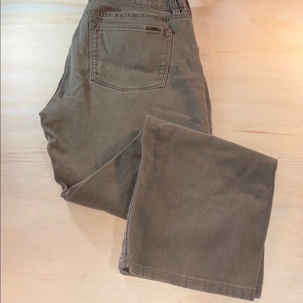 Ralph Lauren Olive-Tone Straight Leg Pants Sz 14